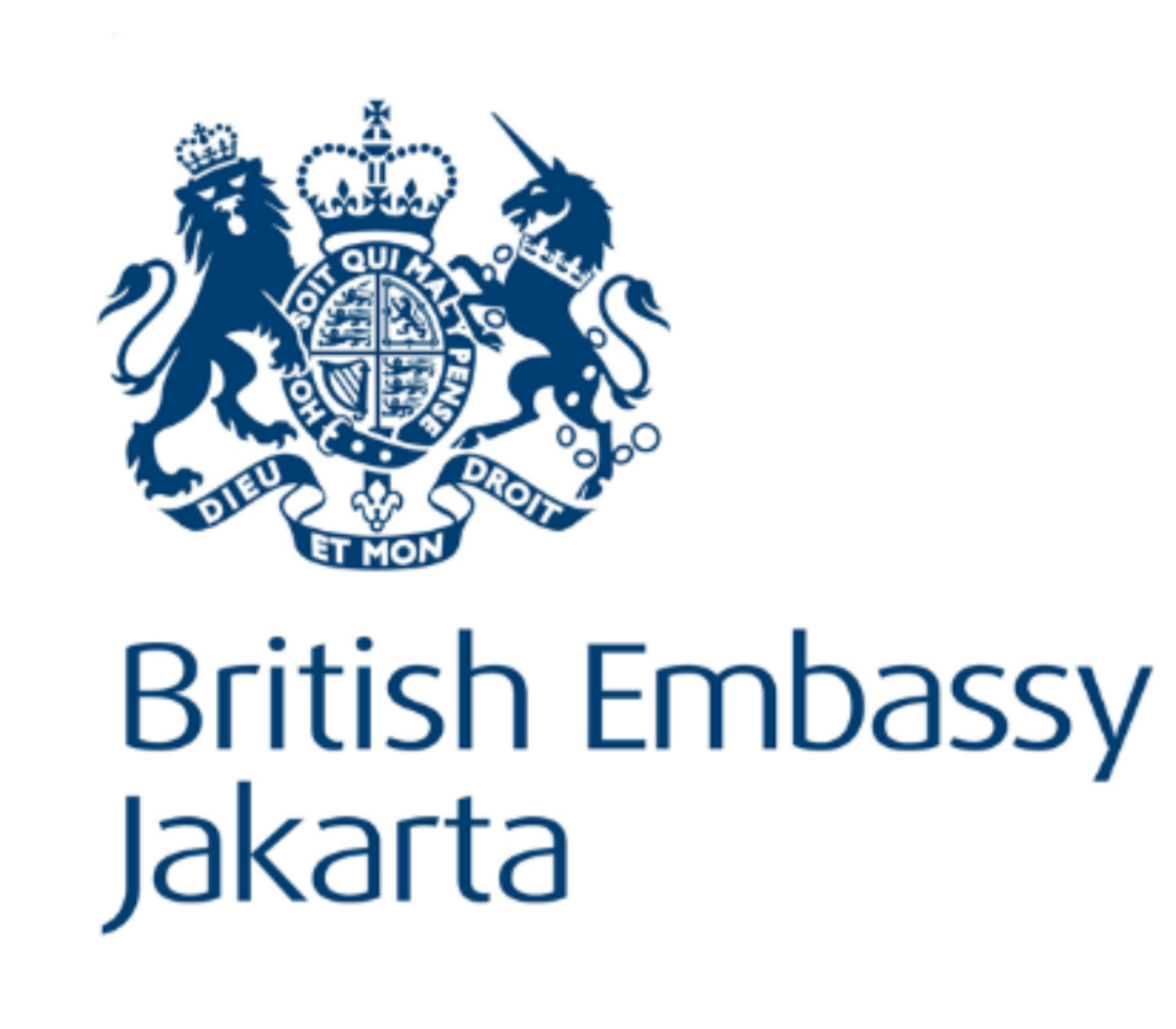 Logo British Embassy Jakarta, UK Foreign Commonwealth & Development Office